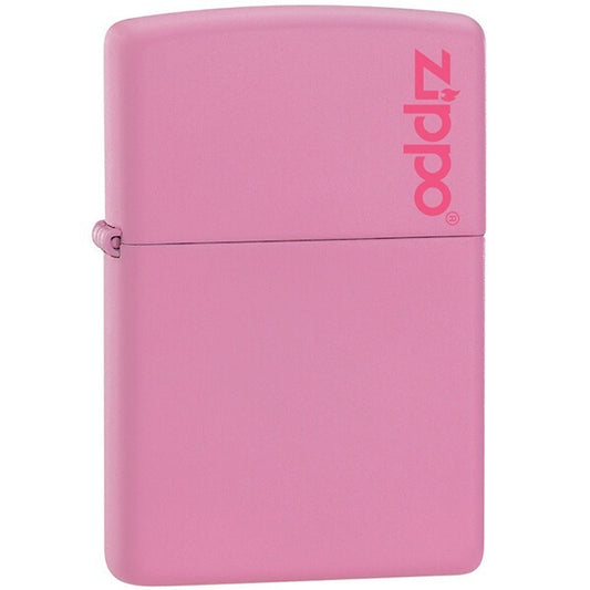 Encendedor Zippo Rosado Mate Con Logo - Cod 238zl