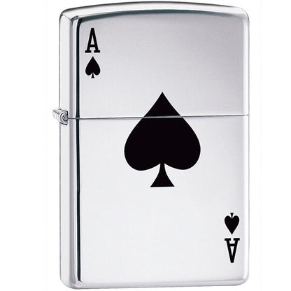 Encendedor Zippo Cromo Espejo Naipe - Cod 24011