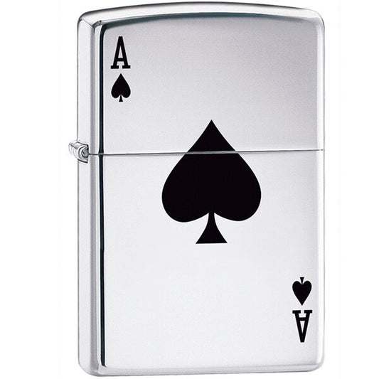 Encendedor Zippo Cromo Espejo Naipe - Cod 24011