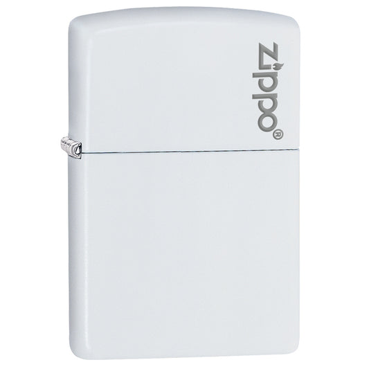 Encendedor Zippo Blanco Mate Con Logo - Cod 214zl