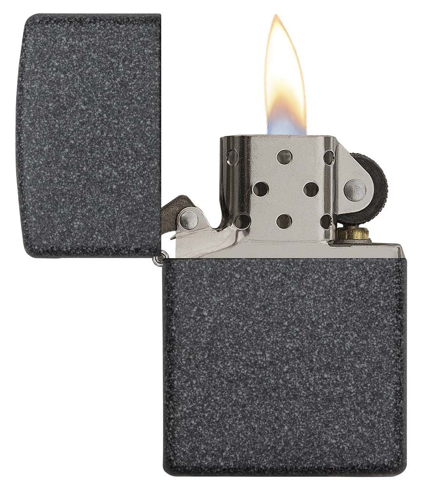Encendedor Zippo Gris Hierro Classic Iron Stone - Cod 211