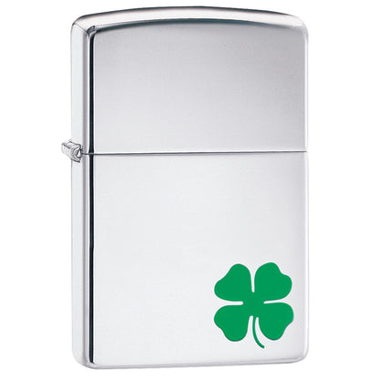 Encendedor Zippo Cromo / Trebol - Cod 24007