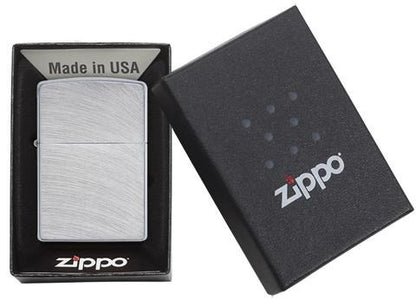 Encendedor Zippo Cromo Cepillado / Arco - Cod 24647