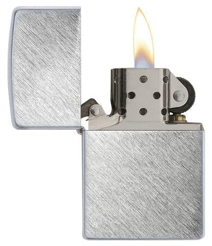 Encendedor Zippo Cromo Cepillado Diagonal - Cod 24648