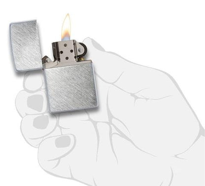 Encendedor Zippo Cromo Cepillado Diagonal - Cod 24648
