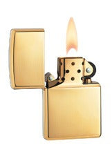 Encendedor Zippo Dorado Espejo - Cod 254b