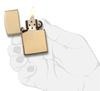 Encendedor Zippo Dorado Espejo - Cod 254b