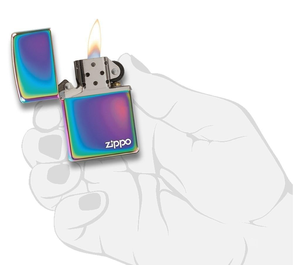 Encendedor Zippo Espectro Con Logo Multicolor Cod 151zl