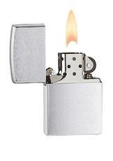 Encendedor Zippo Cromo Cepillado - Cod 200