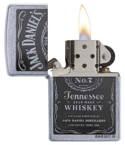 Encendedor Zippo Cromado Sello Jack Daniel's - Cod 24779