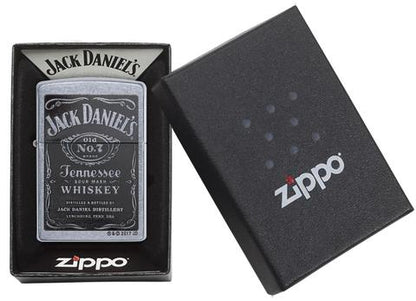 Encendedor Zippo Cromado Sello Jack Daniel's - Cod 24779