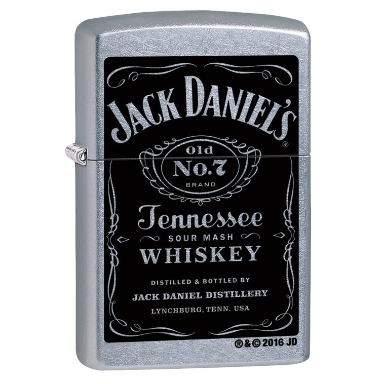 Encendedor Zippo Cromado Sello Jack Daniel's - Cod 24779