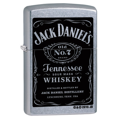Encendedor Zippo Cromado Sello Jack Daniel's - Cod 24779