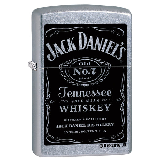 Encendedor Zippo Cromado Sello Jack Daniel's - Cod 24779