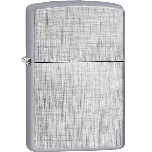 Encendedor Zippo Cromo Cepillado Tipo Tejido 28181
