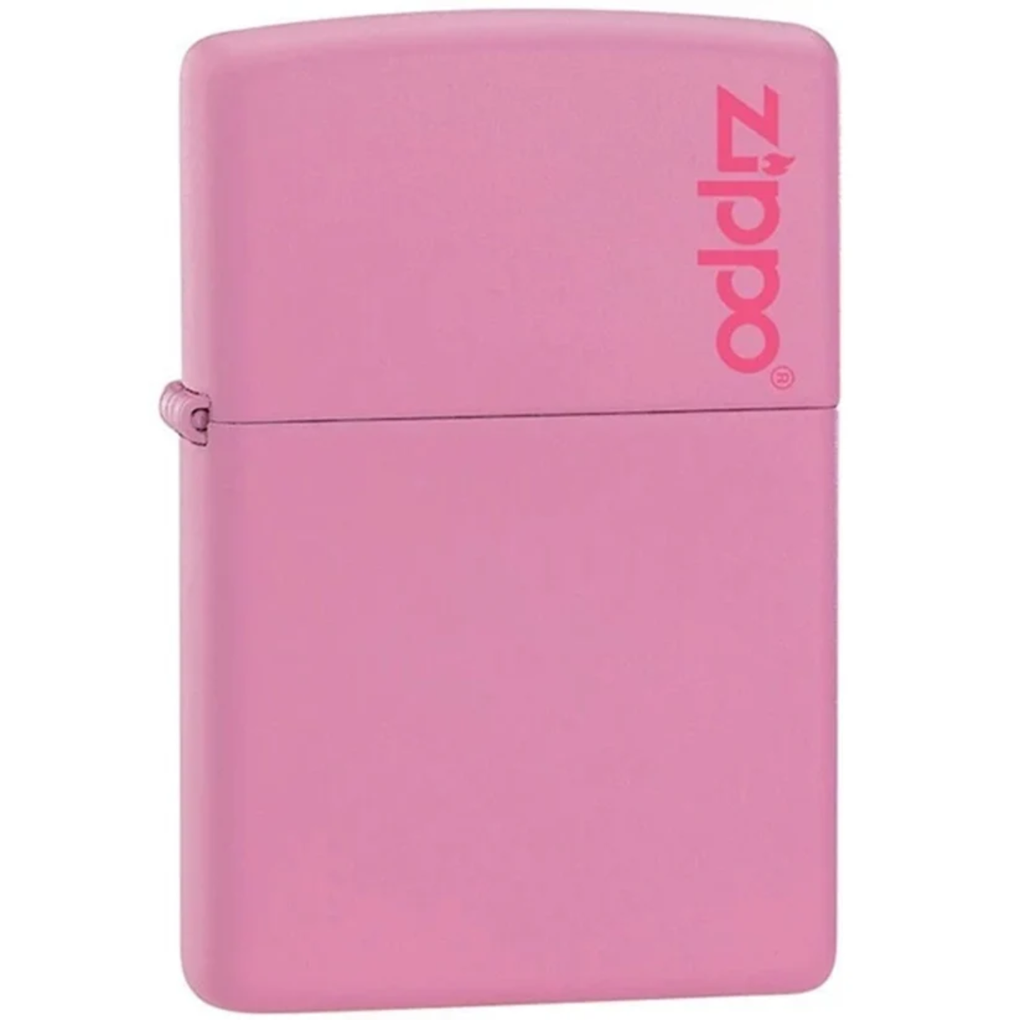 Encendedor Zippo Rosado Mate Con Logo 238ZL