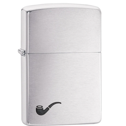 Encendedor Zippo Para Pipa Cromo Cepillado 200PL