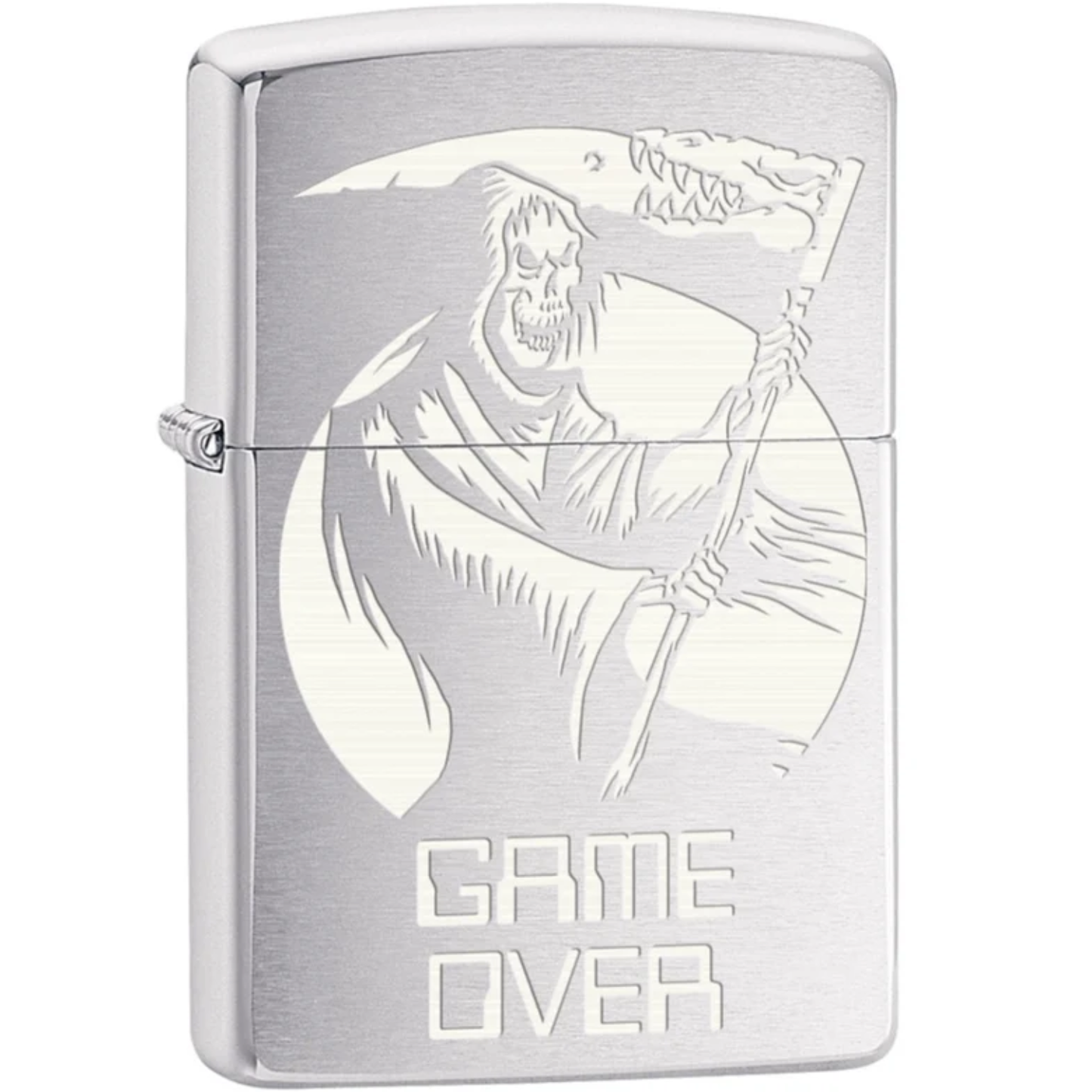 Encendedor Zippo Cromo Game Over 29696