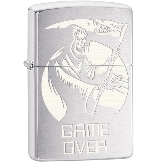 Encendedor Zippo Cromo Game Over 29696