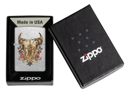 Encendedor Zippo Cromo Calavera Rick Rietveld Cod 48559