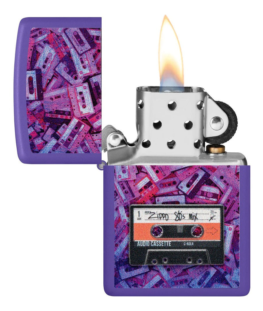 Encendedor Zippo Purpura Casete Cod 48521