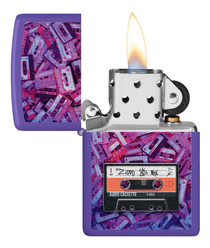Encendedor Zippo Purpura Casete Cod 48521