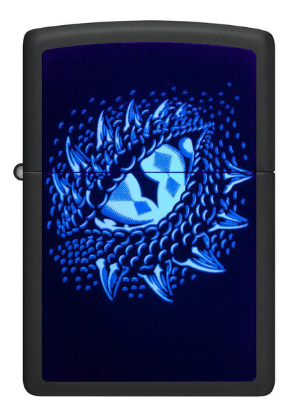 Encendedor Zippo Negro Ojo Dragón Cod 48608