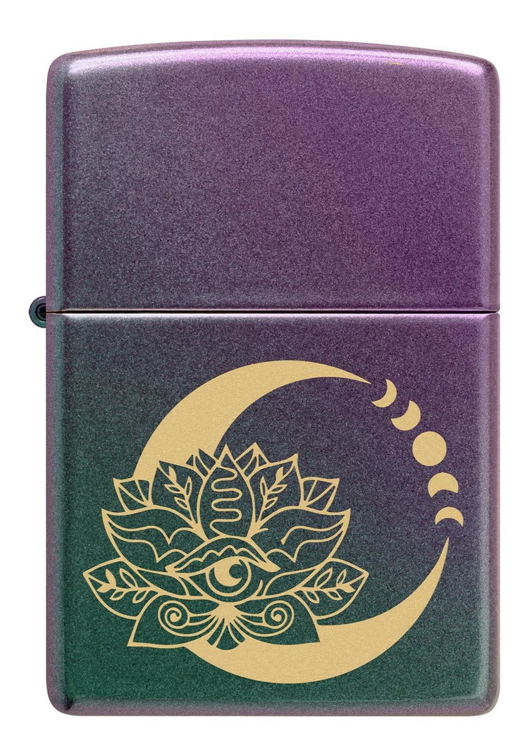 Encendedor Zippo Iridiscente Flor de Loto Cod. 48587