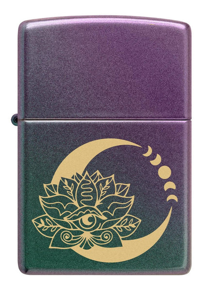 Encendedor Zippo Iridiscente Flor de Loto Cod. 48587