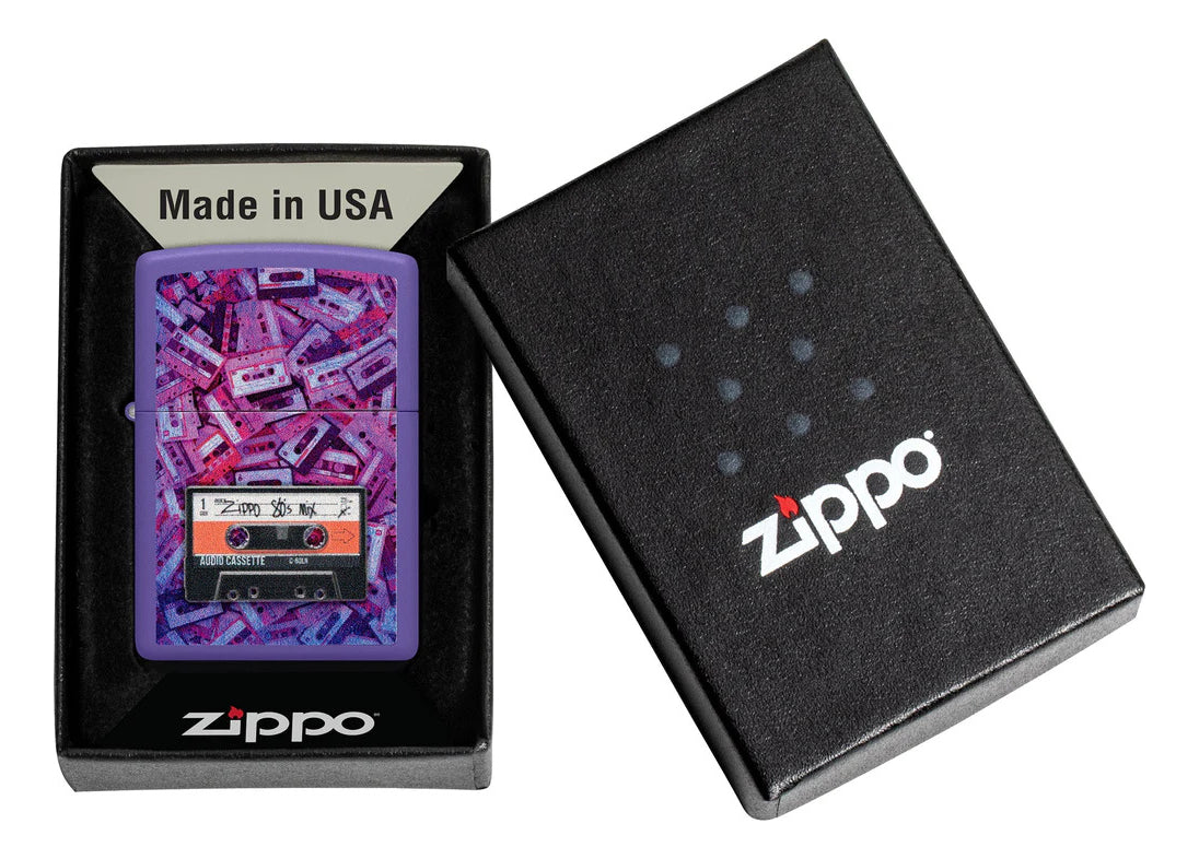 Encendedor Zippo Purpura Casete Cod 48521
