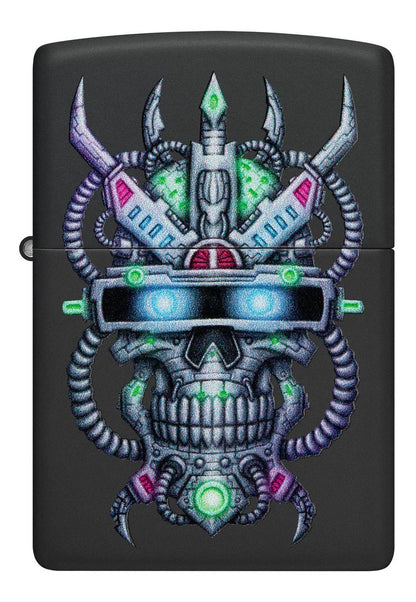 Encendedor Zippo Negro Calavera Cod 48516