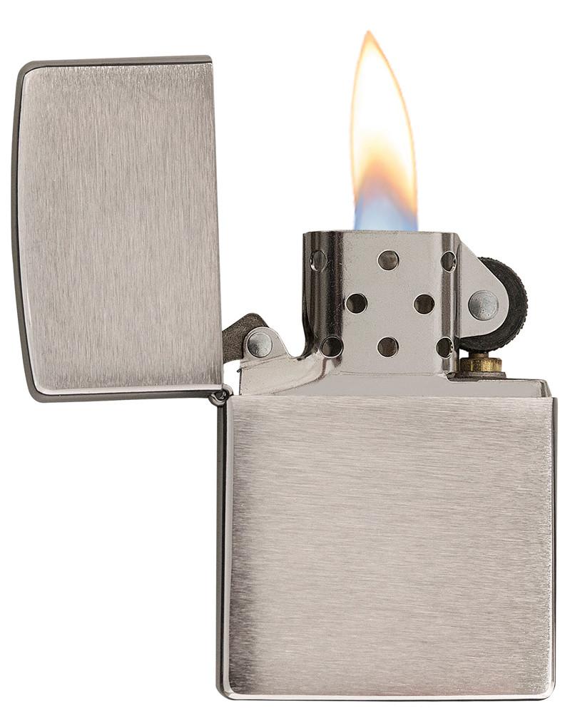 Encendedor Zippo Cromo Cepillado 200