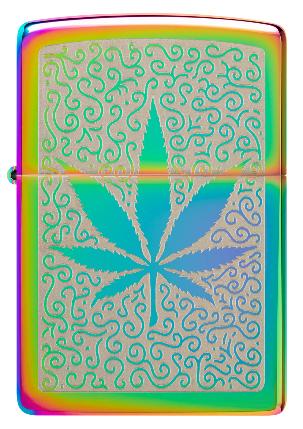 Encendedor Zippo Tornasol Hojas Cannabis Cod 48925