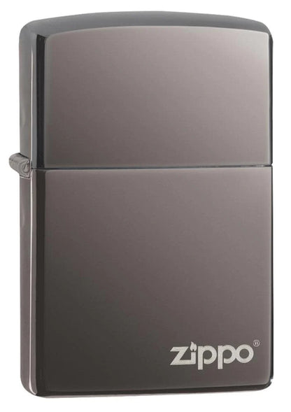 Encendedor Zippo Negro Con Logo 150ZL