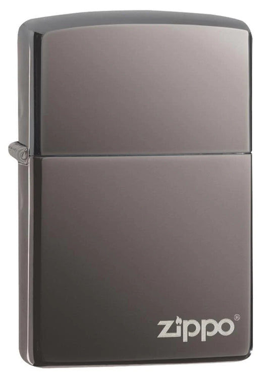 Encendedor Zippo Negro Con Logo 150ZL
