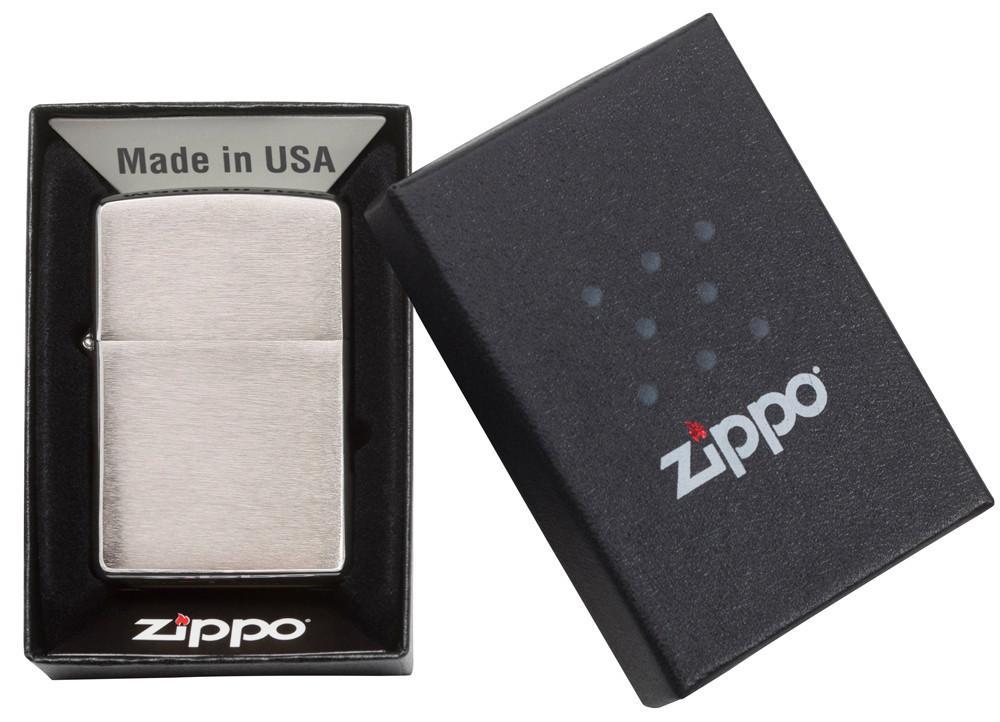 Encendedor Zippo Cromo Cepillado 200