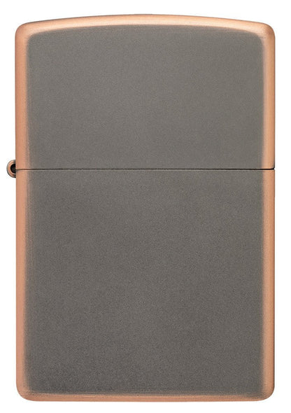 Front shot of Classic Rustic Bronze Windproof Lighter.